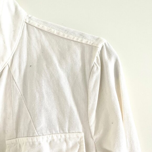 Nili Lotan Cambre Utility Jacket in White Sand Size M - Picture 10 of 14